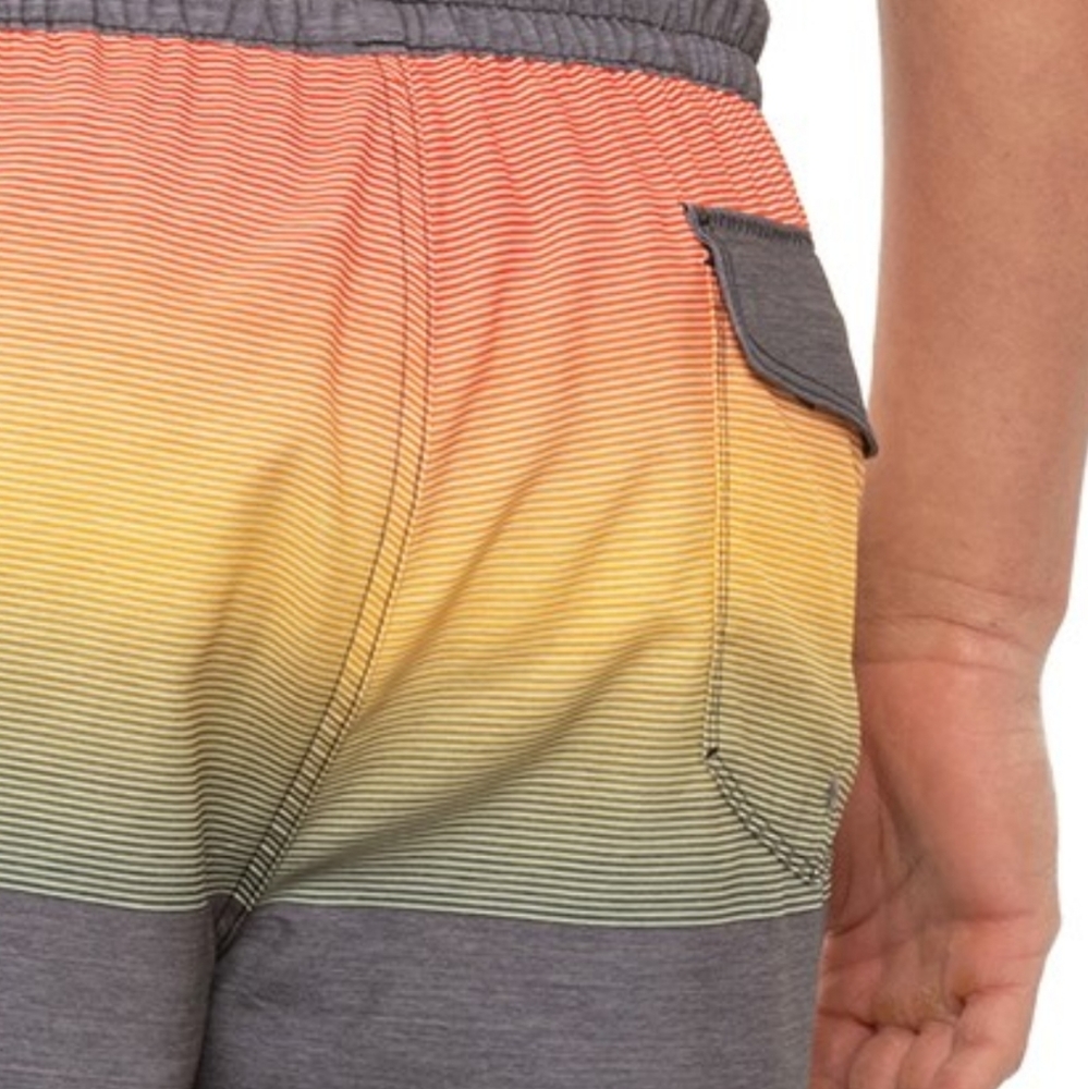 Hurley S swim trunks volley short gray orange NWT - Picture 8 of 11